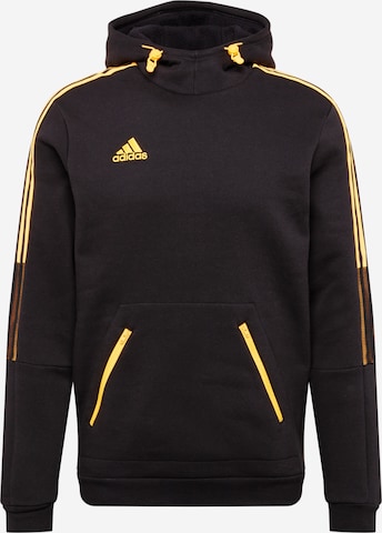 Hanorac sport 'Tiro' de la ADIDAS PERFORMANCE pe negru: față