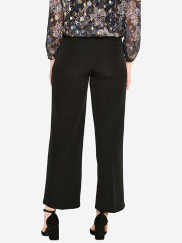 LolaLiza Flared Pleat-front trousers in Black