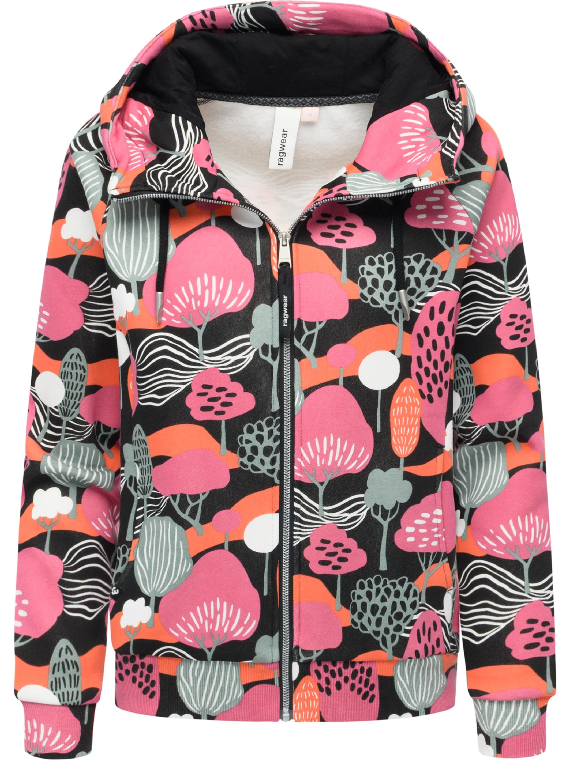 Ragwear Sweatjacke 'Fllawia' in Mischfarben: Vorderseite