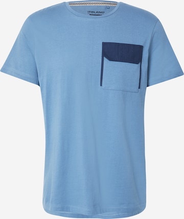 BLEND Majica | modra barva: sprednja stran