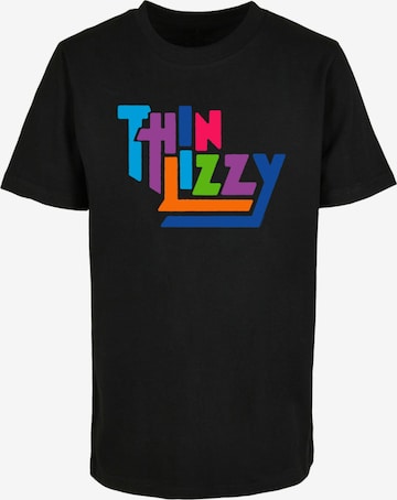 Merchcode Shirt ' Thin Lizzy ' in Zwart: voorkant