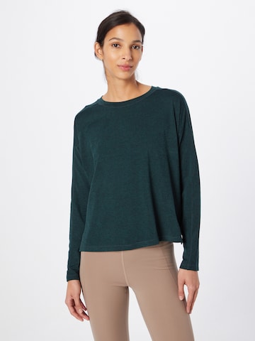 Girlfriend Collective Performance shirt in Green: front