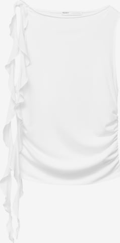 Haut Pull&Bear en blanc : devant