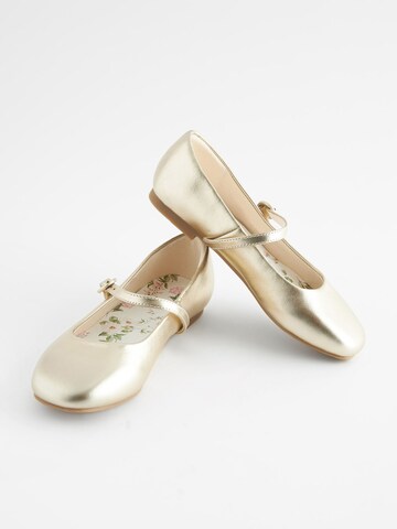 Ballerines Next en or