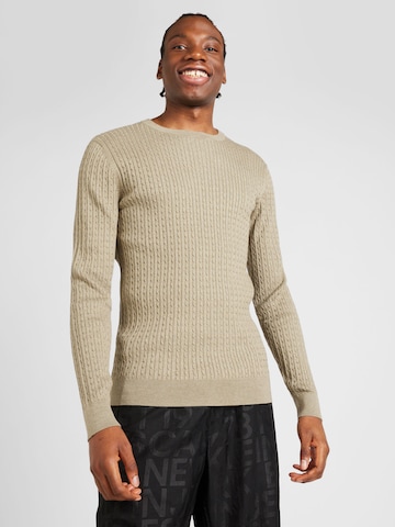 Pullover 'BERG' di SELECTED HOMME in verde: frontale