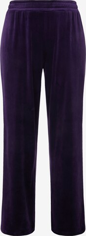 Ulla Popken Pajama Pants in Purple: front