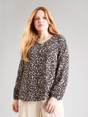 pelēks ONLY Carmakoma Blūze 'CARVICA': no priekšpuses