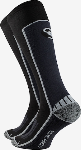 Calzino sportivo di Stark Soul in nero: frontale