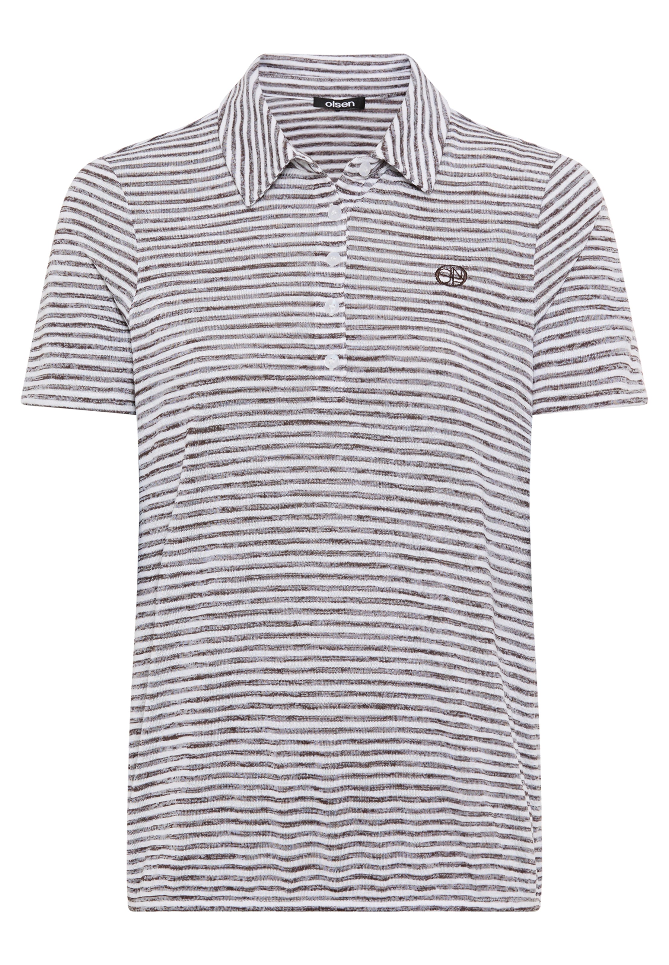 Olsen Shirt 'Clara' in Brown: front
