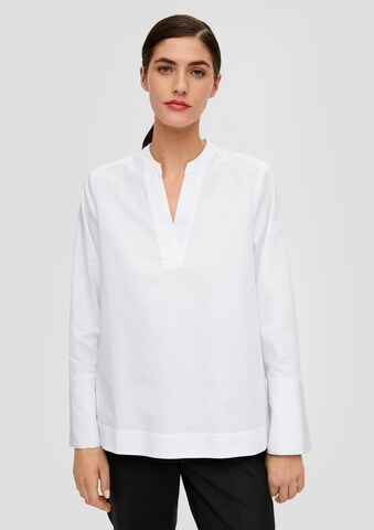 s.Oliver BLACK LABEL Blouse in Wit: voorkant