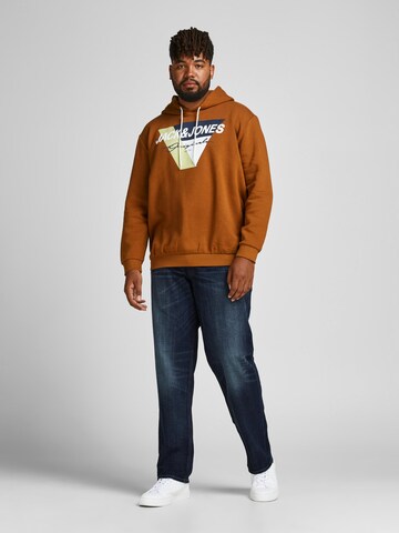 Jack & Jones Plus Regular Farkut 'Mike' värissä sininen