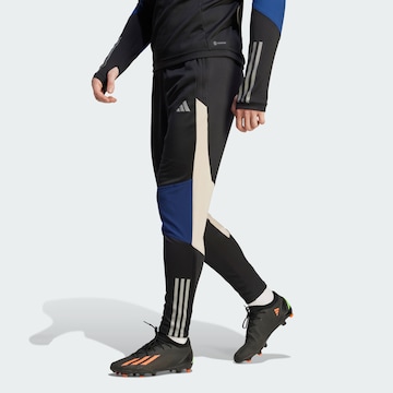 Effilé Pantalon de sport 'Tiro 23 Competition' ADIDAS PERFORMANCE en noir