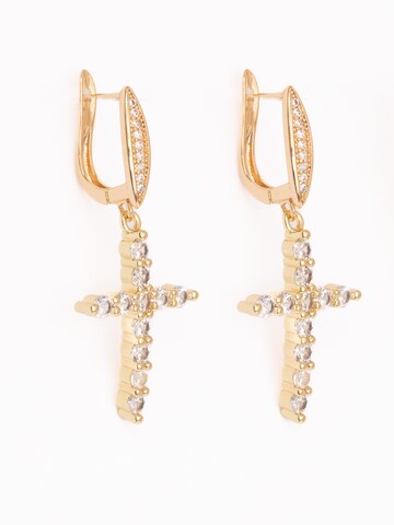 Secret Stones Ohrringe 'Believe yourself' in Gold