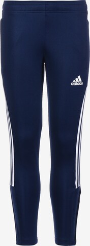 ADIDAS PERFORMANCE Regular Workout Pants 'Tiro 21' in Blue: front