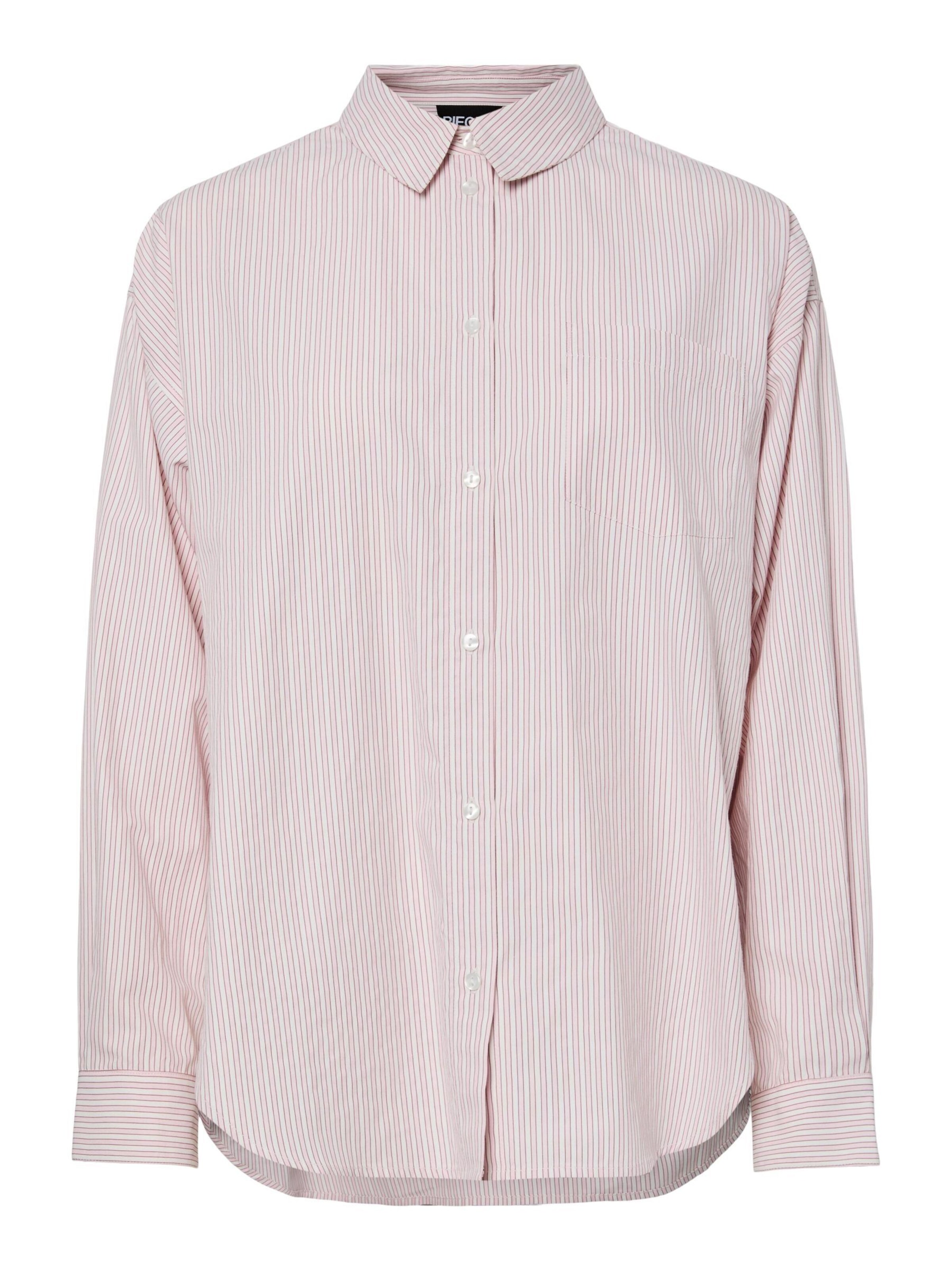 PIECES Bluse 'FEMME' i pink: forside