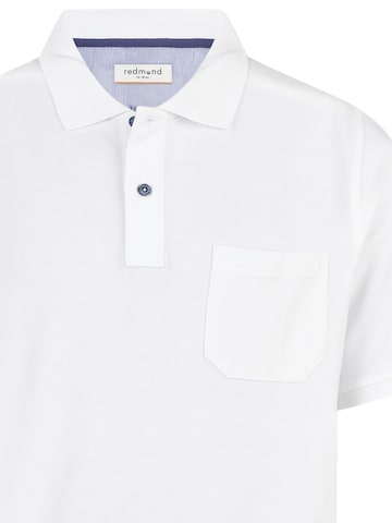 redmond Shirt 'Basic'‌‌ in Weiß