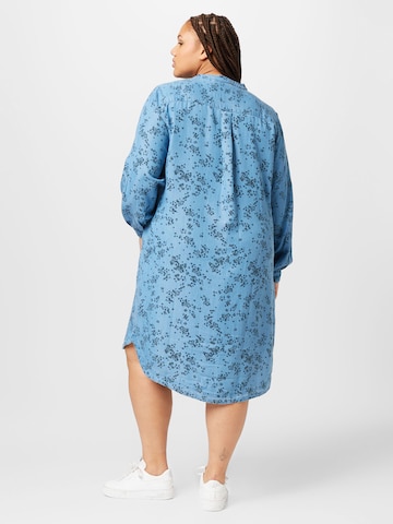 Fransa Curve Shirt dress 'SAVA' in Blue