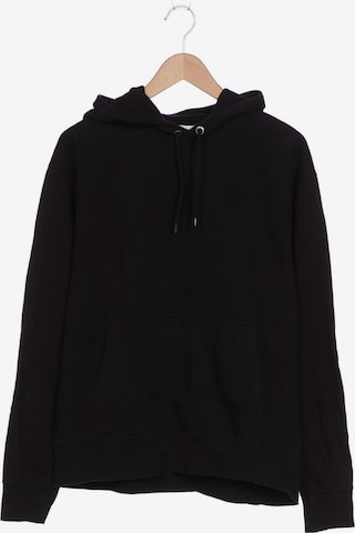 WEEKDAY Sweatshirt & Zip-Up Hoodie in L in Black: front