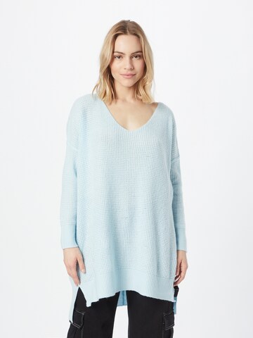 Free People Sweter oversize 'C.O.Z.Y' w kolorze niebieski: przód