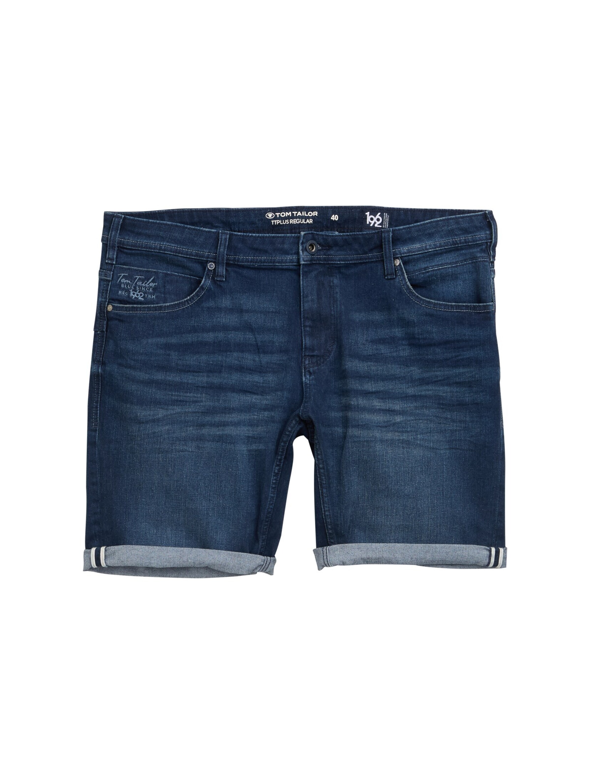 TOM TAILOR Men + Regular Jeans in Blauw: voorkant