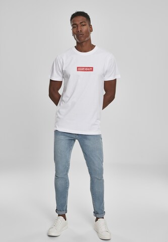 MT Men T-Shirt 'Escape Reality' in Weiß