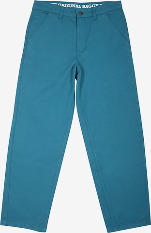Loosefit Pantalon chino 'Swarm' HOMEBOY en bleu : devant