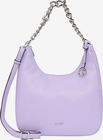 L.CREDI Handbag 'Josa' in Purple: front