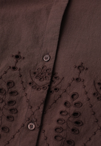 STREET ONE Bluse in Braun