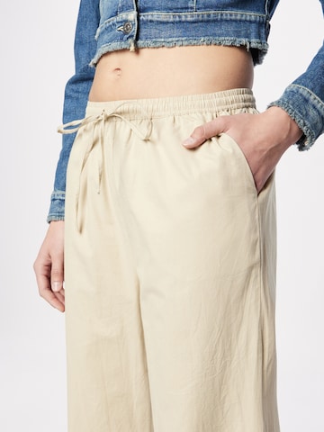 NLY by Nelly Wide Leg Hose in Beige