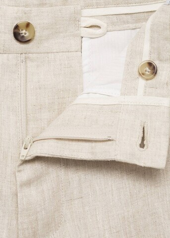 MANGO MAN Slimfit Hose 'Oyster' in Beige