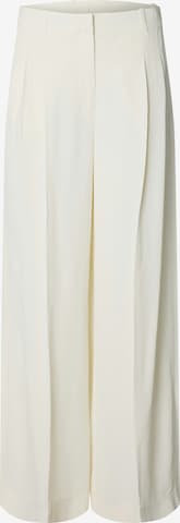 SELECTED Широкий Брюки со складками 'SLFELLIE' в Бежевый: спереди