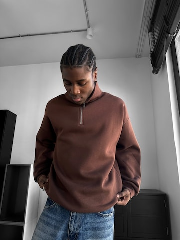 Kleidermafia Sweatshirt 'Chocolate'‌‌‌‌‌‌‌ in Braun: Vorderseite