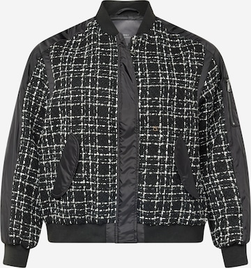 ONLY Carmakoma Between-Season Jacket in Black: front