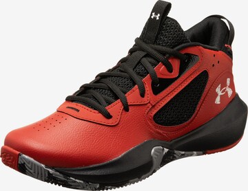 UNDER ARMOUR Athletic Shoes 'Lockdown 6' in Red: front