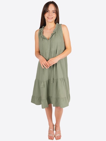 Robe Seasons of April en vert