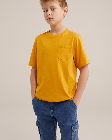 T-Shirt WE Fashion en jaune