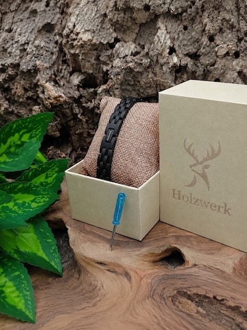 Holzwerk Bracelet 'RIEGSEE' in Black
