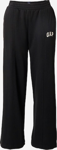 GAP - Pantalón en negro: frente