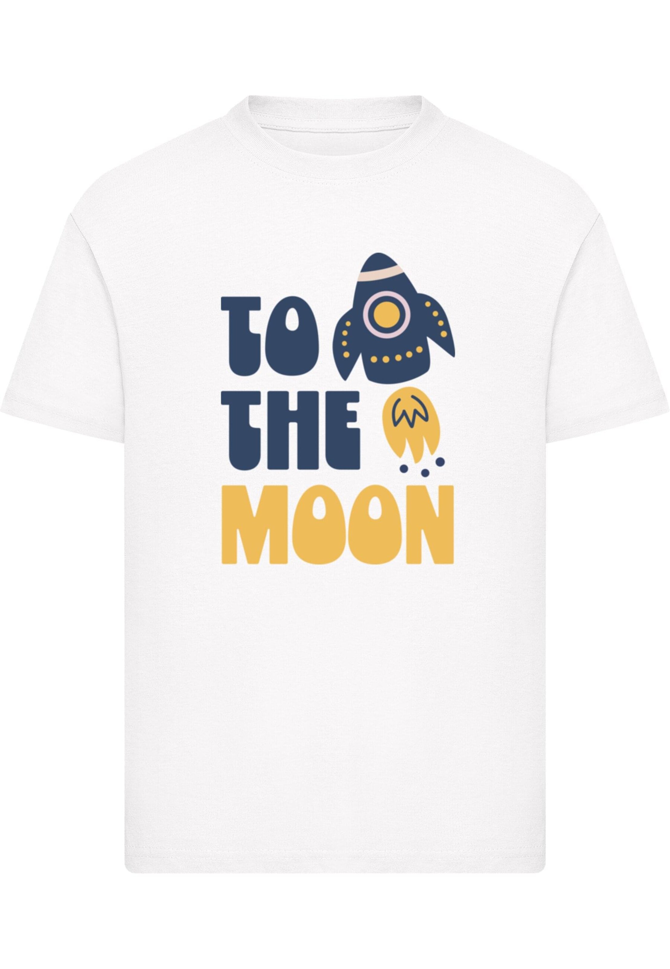T-Shirt 'To the Moon' Merchcode en blanc : devant