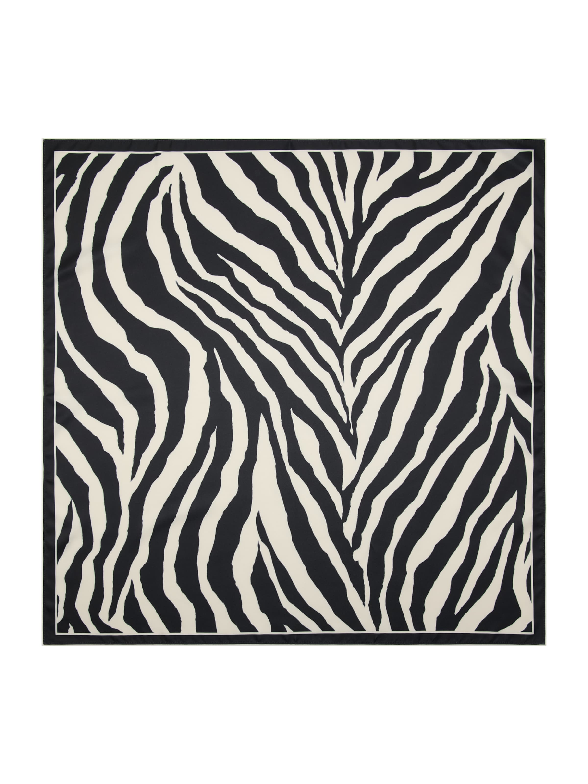 MANGO Tuch 'CEBRITA' in Schwarz: Vorderseite