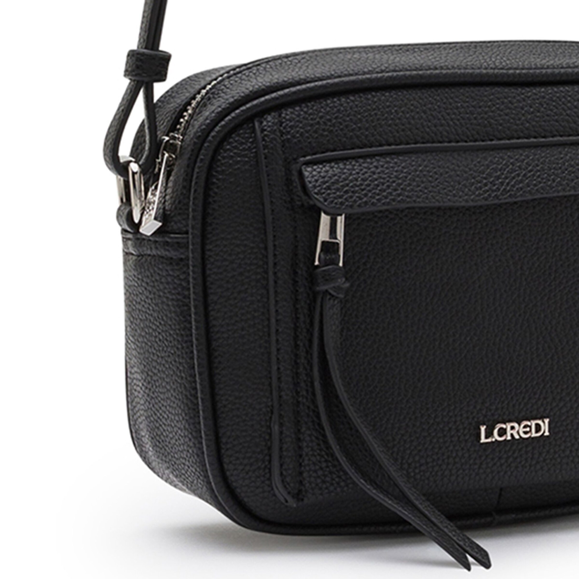 L.CREDI Umhängetasche 'Ophelia' in Schwarz