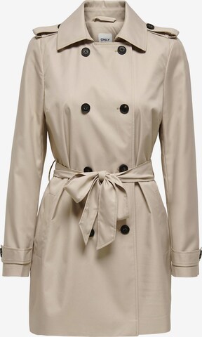 Manteau mi-saison 'Megan' ONLY en beige : devant