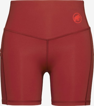 MAMMUT Hose 'Massone' in Rot: Vorderseite