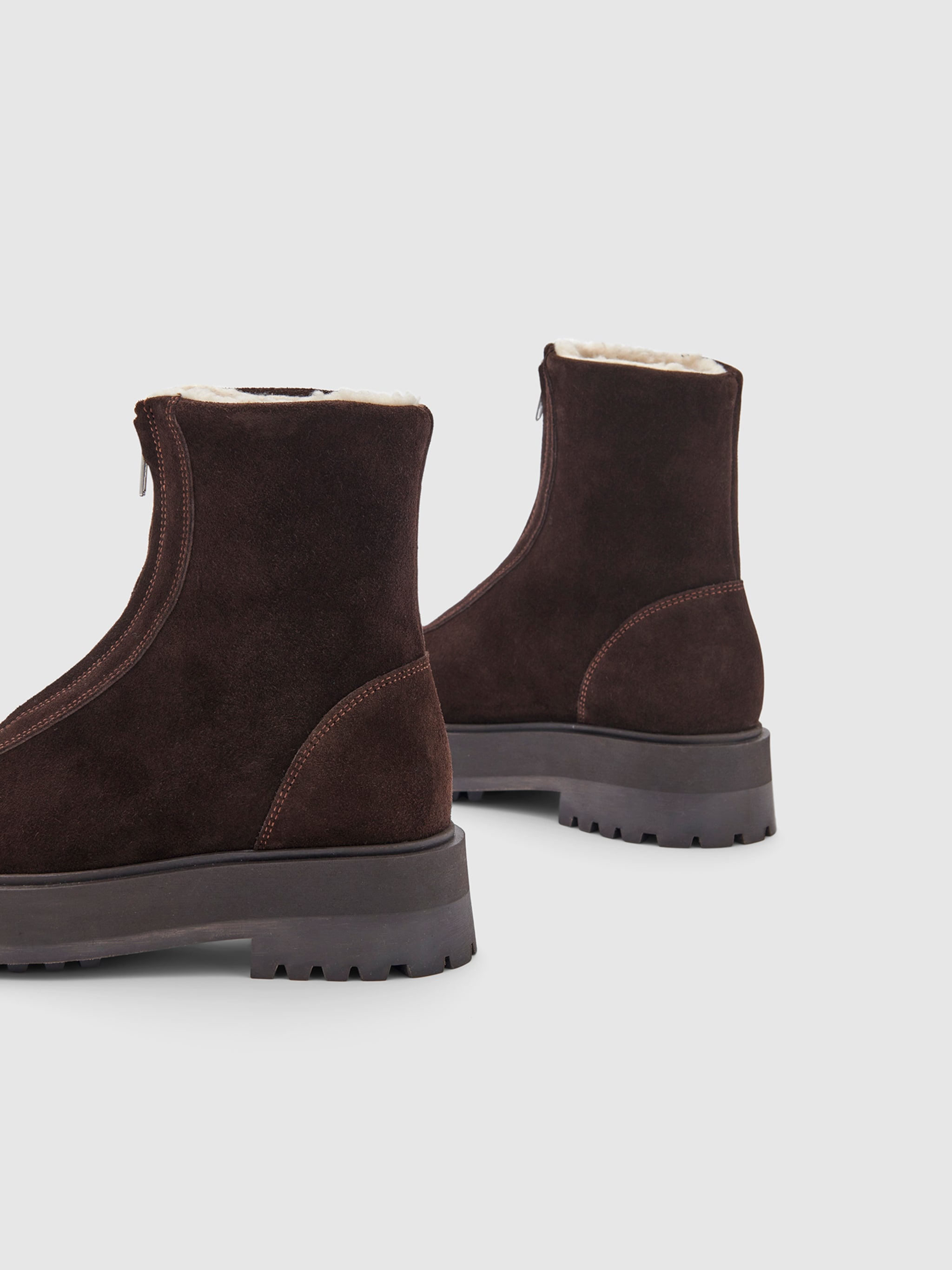 EDITED Produkte Stiefeletten 'Zuleika' dunkelbraun