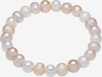 Lulu & Jane - Pulsera en beige: frente