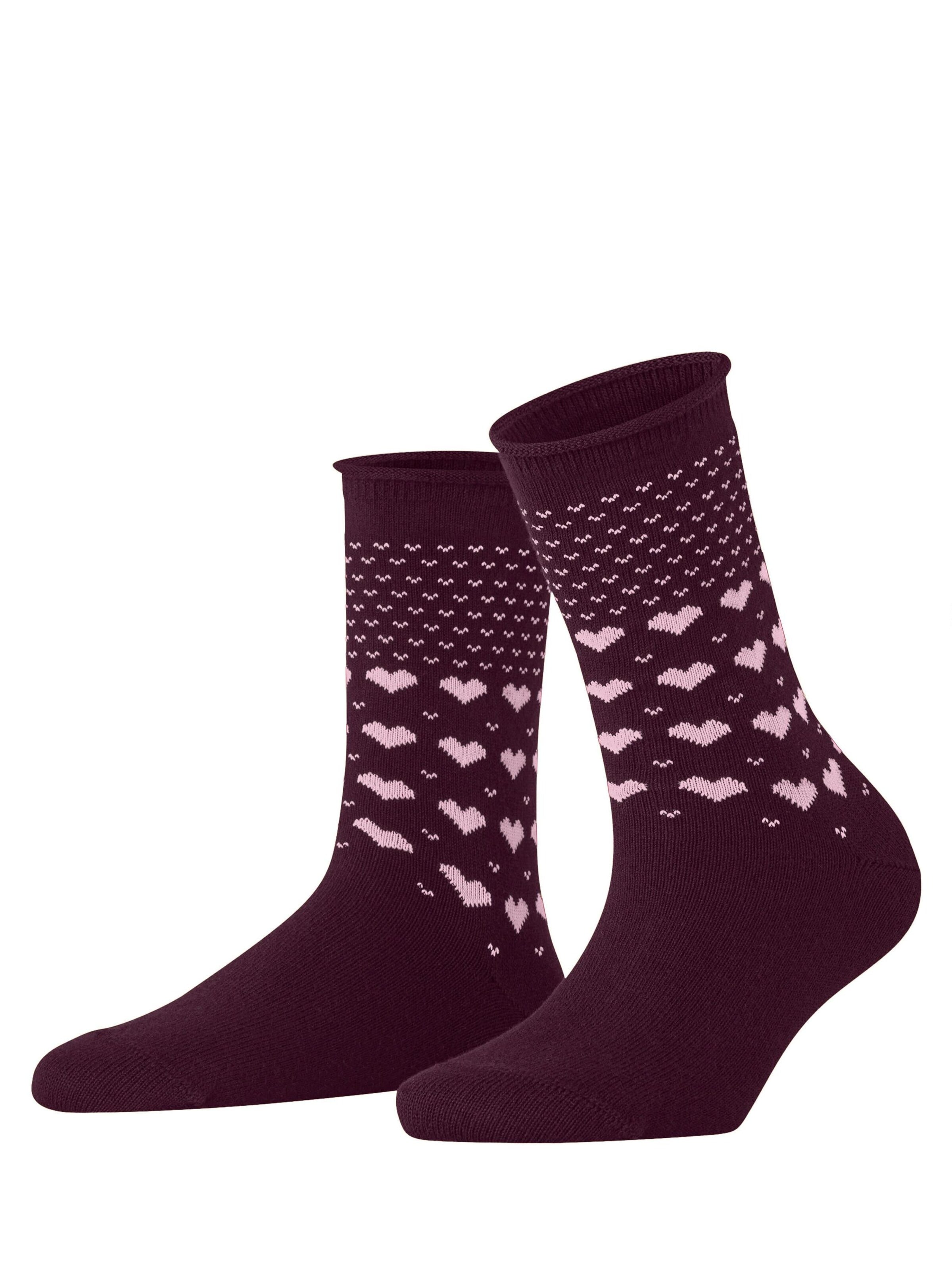 ESPRIT Socken 'Warming Hearts'‌‌‌‌‌‌‌‌ in Rot