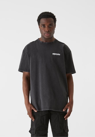 MJ Gonzales Shirt 'Burning Wings' in Schwarz: Vorderseite