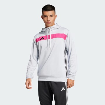 ADIDAS PERFORMANCE Sports sweatshirt 'Tiro 25 Essentials' in Grey: front