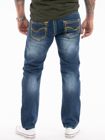 Rock Creek Loosefit Jeans in Blau