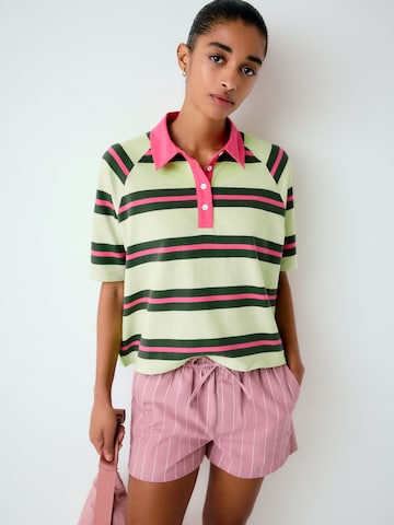 Next Poloshirt in Grün: Vorderseite